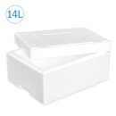 Thermobox Styrofoam box 14 liter cooler box shipping container (10 per box)