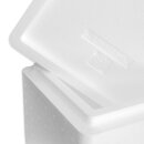 Boîte isotherme en polystyrène 4 litres glacière récipient d’expédition pour aliments, boissons, médicaments - polystyrène en EPS - boîte isolante réutilisable