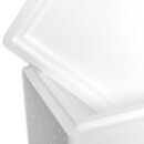 Boîte isotherme en polystyrène 20 litres glacière récipient d’expédition pour aliments, boissons, médicaments - polystyrène en EPS - boîte isolante réutilisable