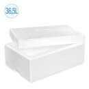 Thermobox Styrofoam box 36,5 liter cooling box shipping...