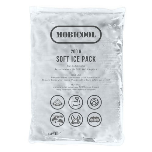 Gel Kühlpad Softice 200 Kalt-/ Warmkompresse (-18 bis +60 Grad), bis -18° flexibel & biegsam, lebensmittelgeeignet, ungiftig, bei Insektenstichen oder Schwellungen