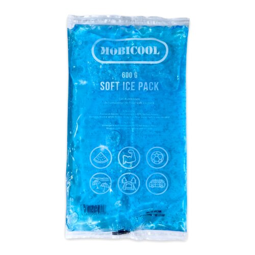 Gel cooling pad Softice 600 cold/warm compress (-18 to +60 degrees), flexible & pliable up to -18°, food-safe, non-toxic, for insect bites or swelling