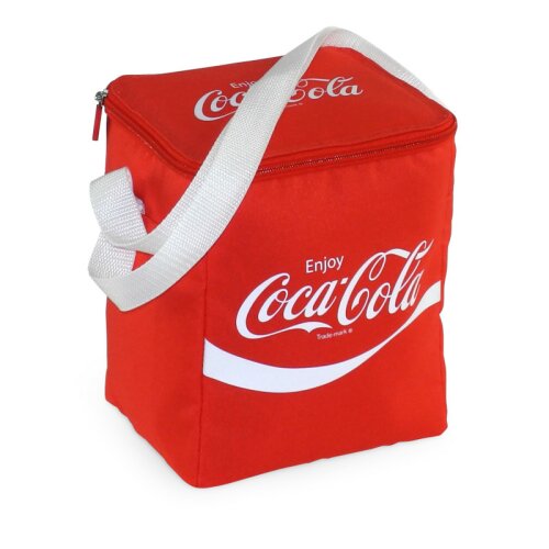 Coca-Cola Kühltasche Classic 5 Liter, rot | stylisches Design, kleine Kühltasche für den See oder Strand