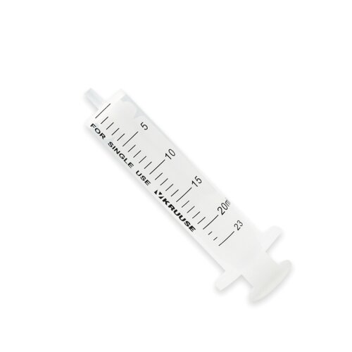 KRUUSE disposable syringe 20 ml, sterile