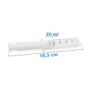 KRUUSE disposable syringe 20 ml incl. transparent cap