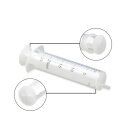 KRUUSE Seringue jetable 20ml, inclus KRUUSE capuchon de fermeture transparent