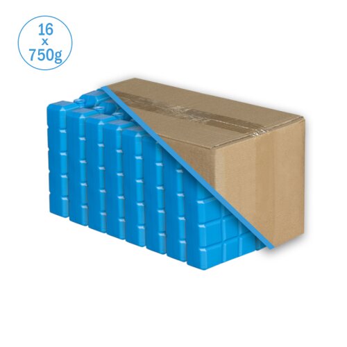 Cooling Pack 750g Iceblock – Long-lasting Cooling for Food, Beverages, and Medications (16 pieces per box)