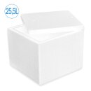 Boîte isotherme en polystyrène25,5 litres glacière récipient d’expédition pour aliments, boissons, médicaments - polystyrène en EPS - boîte isolante réutilisable