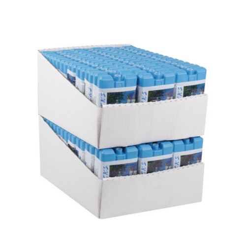 Lot de 96 blocs réfrigérants Iceblock 200g bleu, long refroidissement 11h, adapté aux aliments, non toxique, durable et robuste pour l’expédition réfrigérée commerciale dans une glacière, sac isotherme