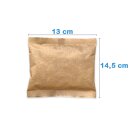 Kraft paper gel cooling pad 200g with long cooling for commercial refrigerated shipping, high-quality kraft paper saves plastic, advertising print possible, suitable for food