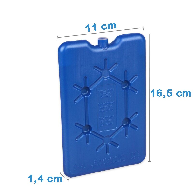 EUR 12,23/ kg Kühlakku Kühlakkus Kühlelemente 2 x 200g blau 