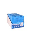 Set of 16 Iceblock ice packs 750g, 24h long cooling, food-safe, non-toxic, durable and robust for commercial refrigerated shipping & reusable use in coolers, cooling bag